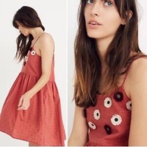 Madewell embroidered sun dress